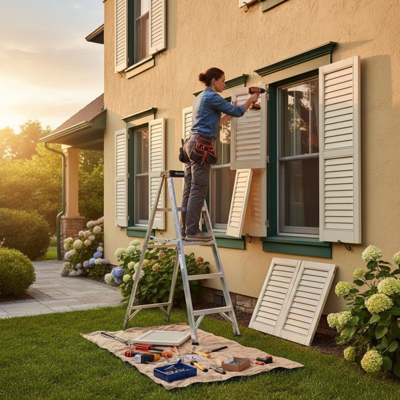 Shutter Latch Replacement in Overland Park, KS